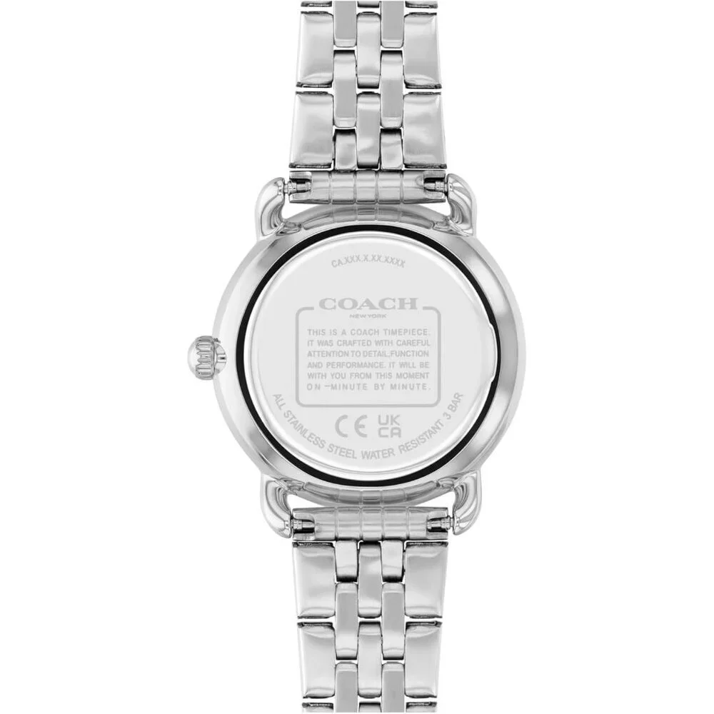 Women's Silver Plated 2H Quartz Watch Stainless Steel Bracelet Water Resistant
